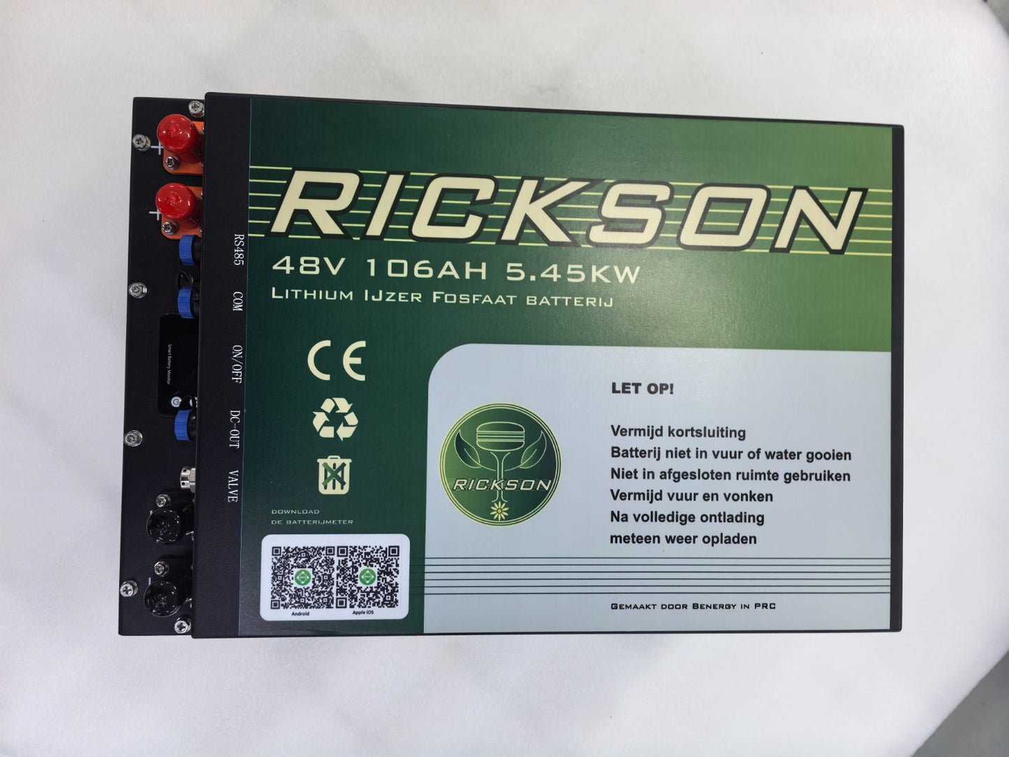 Rickson LiFePo4 batterij voor elektrische buitenboordmotor