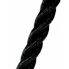 Ankerlijn ZWART - 12 mm. x 40 meter.